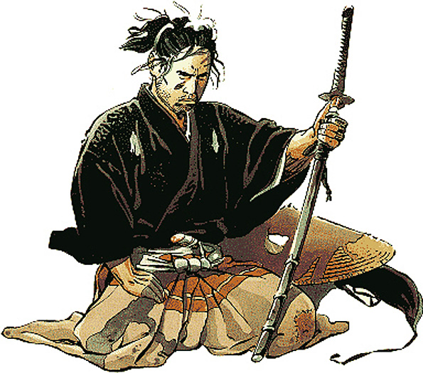 HAGAKURE  Le livre secret des Samouraïs ! Samourai-dessin